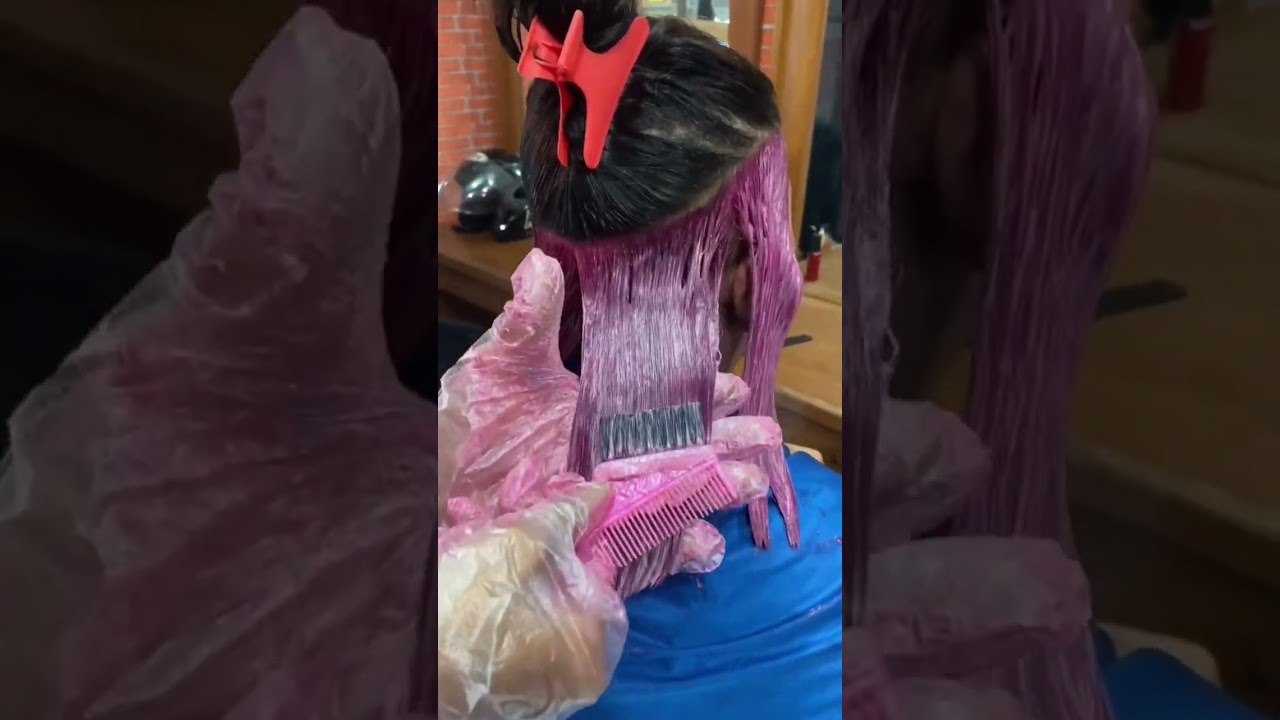 Peek a boo hair color Rekomendasi trend warna rambut #coloring #salon