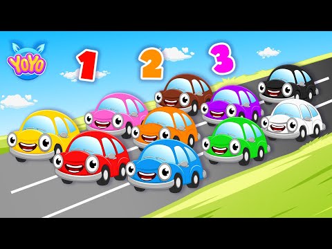 Kırmızı Araba ile Sayıları Öğreniyoruz! | Eğlenceli ve Eğitici Çocuk ve Bebek Şarkısı