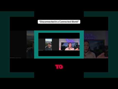 Disconnected in a Connected World. Ep 66 Clip #spiritualawakening  #humanspirit