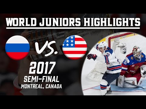 Russia vs. United States | 2017 WJC Semi-Final | Extended Highlights