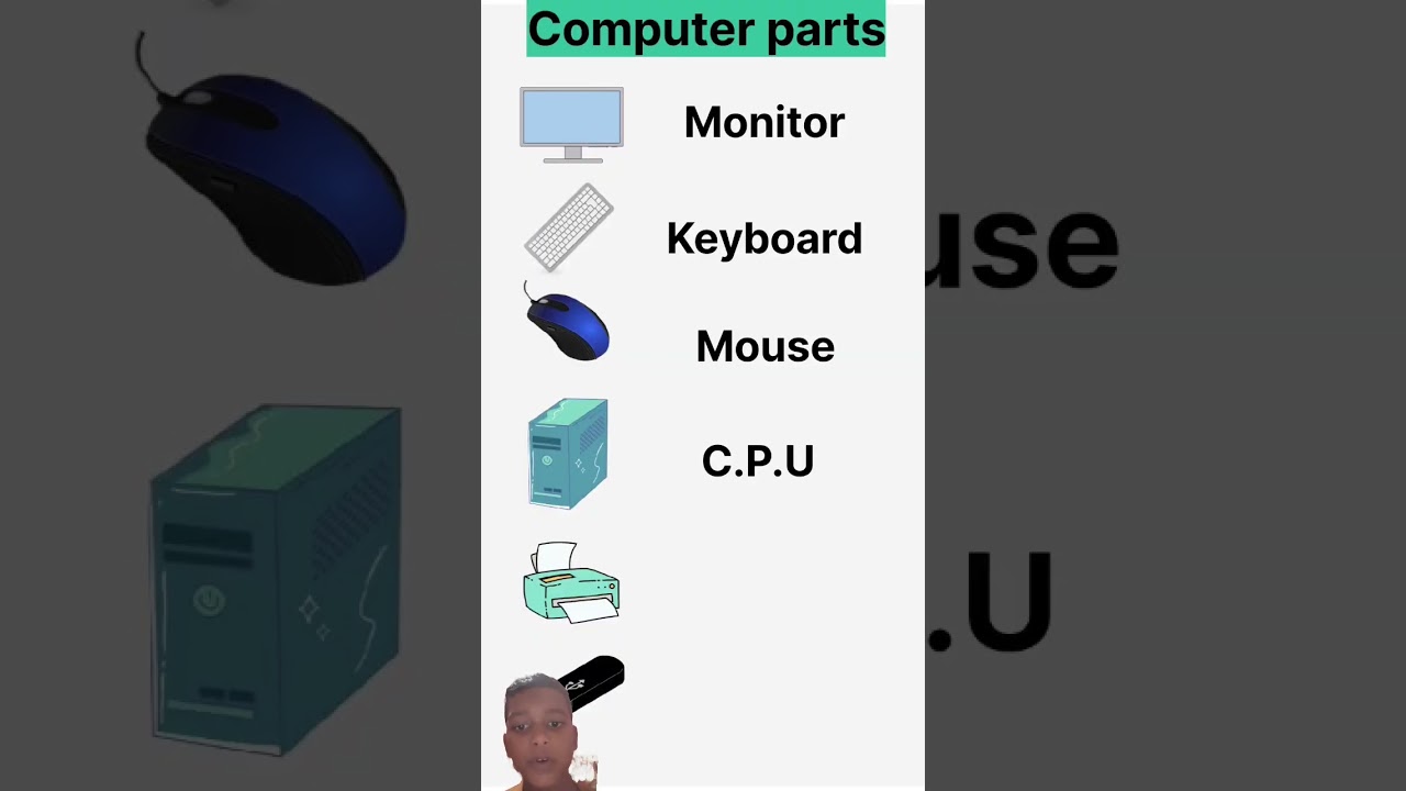 computer parts name#englishlanguage #spokenenglish #spokenenglish #ytenglish #englishvocabulary