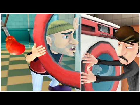 Scary Robber Home Clash #22 Stealing The Show ( Level 2 ) All Washed Up