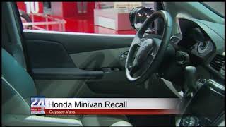 Honda Odyssey Van Recall
