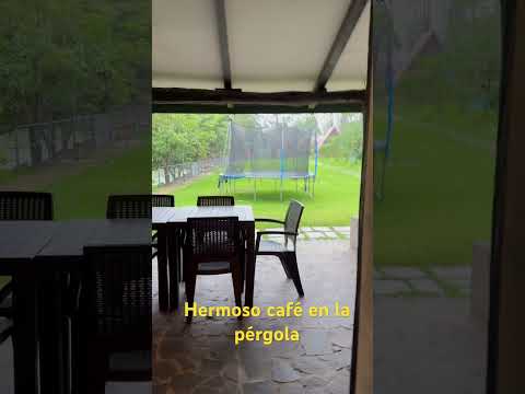 En la pérgola de san Ignacio Chalatenango norte