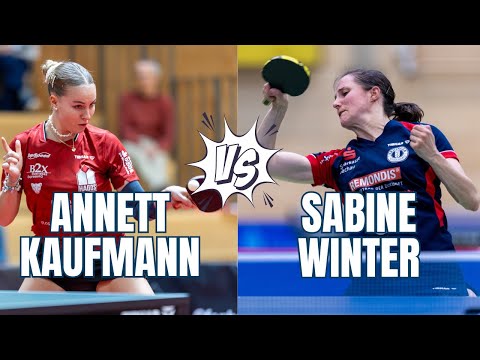 HIGHLIGHTS: Sabine Winter vs. Annett Kaufmann I Tischtennis-Damen-Bundesliga 25/26