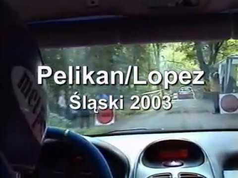 Rajd Śląski 2003 - Peugeot 206 XS - Pelikański Dymurski - onboard