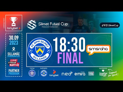 FINAL / FC NPM SILMET- SMSRAHA / SILMET FUTSAL CUP 2023 / 30.09.2023 kell 18:30