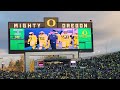 2022 Oregon Ducks Washington Pre game Team Entrance Kick Off