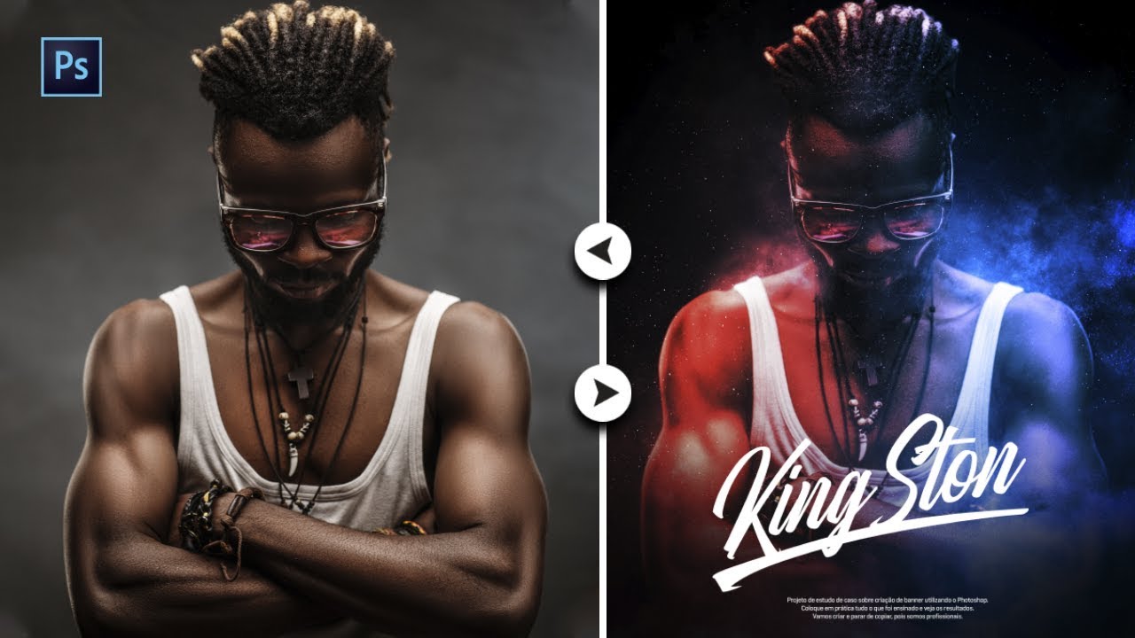 Photoshop: Como criar banners, posters ou flyers do absoluto zero | Caio Vinícius