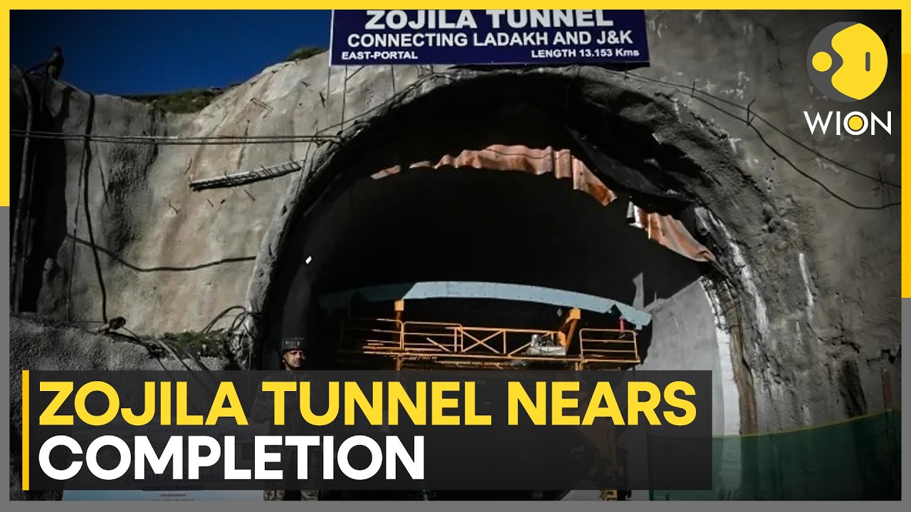 Himalayas Tourism Boost: Zojila Tunnel Almost Completed | WION News