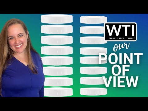 STARBUY Plastic Mason Jar Lids - WTI product video review