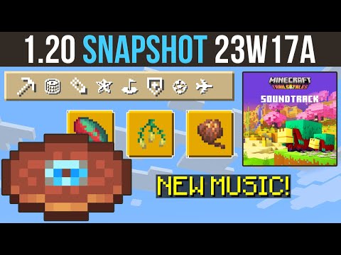 Minecraft 1.20 Snapshot 23W17A - Relic Music Disc, Soundtrack & Glyphs!