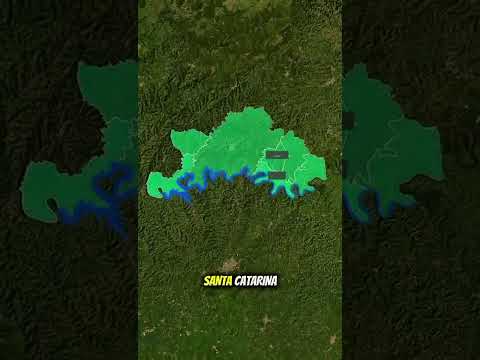 Cidade submersa em Santa Catarina