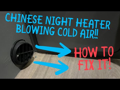 CHINESE NIGHT HEATER BLOWING COLD AIR | Diesel heater error fixed | 2021