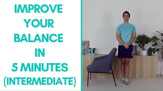 5 Minute Balance Exercises For Seniors (Intermediate) | More Life Health