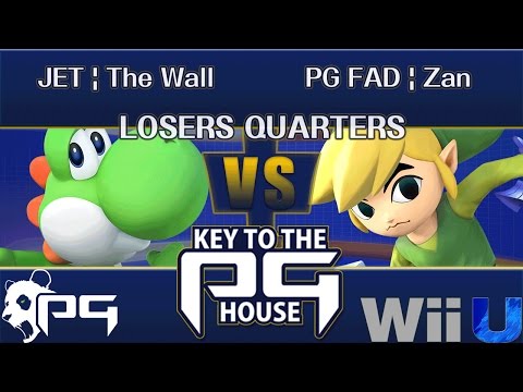 Key to the PG House LOSERS QUARTERS - JET | The Wall (Yoshi) vs PG FAD | Zan (Toon Link)