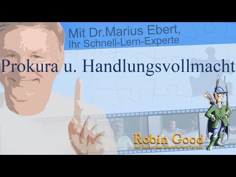 Prokura u. Handlungsvollmacht