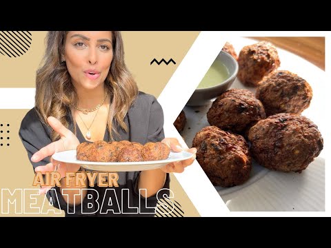 AIR FRYER MEATBALLS RECIPE