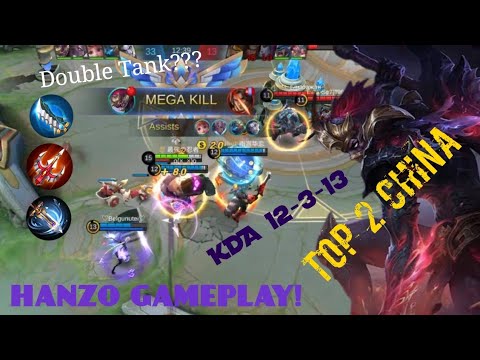 TOP 2 CHINA HANZO GAMEPLAY | UNDERRATED ASSASSIN | THE PALE PHANTOM | ML Featured