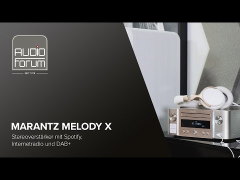Marantz MELODY X: Stereoverstärker mit Spotify, Internetradio und DAB+
