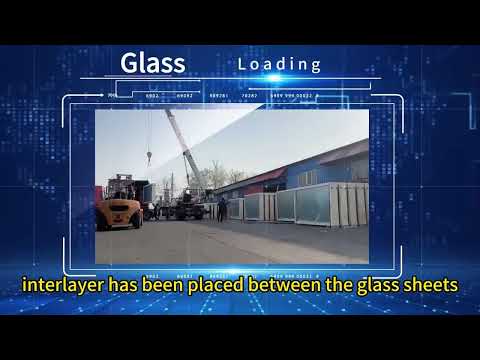 Custom Outdoor Interior Clear Tempered Laminated Glass Railing Railing Handrail Balustrade Fencing