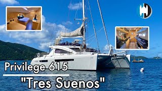 Catamaran For Sale | 2011 Privilege 615 | "Tres Suenos" Walkthrough in the USVI