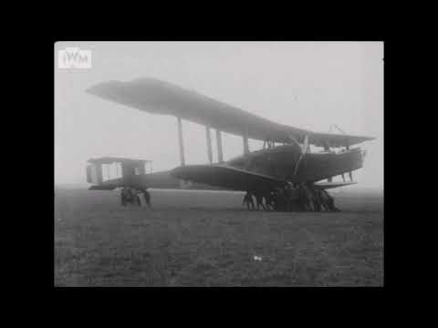 British bomber Handley Page 0/100 operations in France (1918)