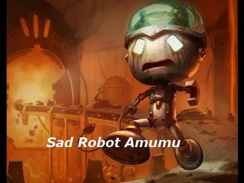 Sad Robot Amumu Skin Spotlight (Closed-Up/HD)