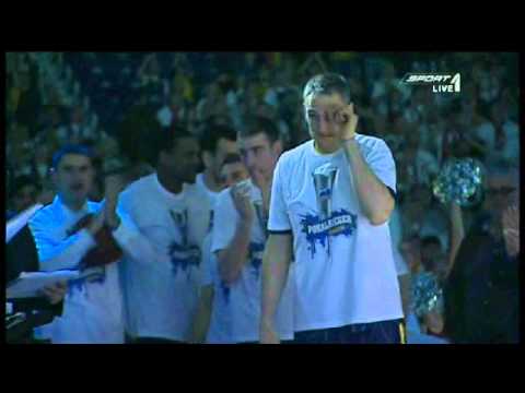 German 2013 Basketball Cup Final celebrations Ulm V Alba