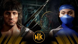 Mortal Kombat 11 -  Rambo Vs Kitana (Very Hard)