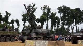 preview picture of video 'Armatohaubica Dana - Strefa Militarna 2013 - Podrzecze - Gostyń'