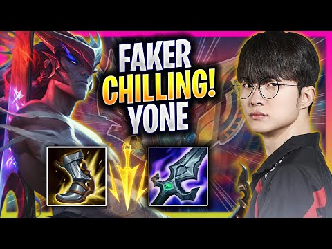 FAKER CHILLING WITH YONE! - T1 Faker Plays Yone MID vs Yasuo! | Season 2025