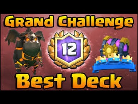 BEST GRAND CHALLENGE META DECK(12-0) N TOURNAMENT BEST DECK...!Clash Royale