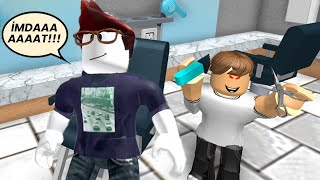 İLGİNÇ TİP BERBERDEN KAÇTIM! 😱 Roblox Escape The Barber Shop