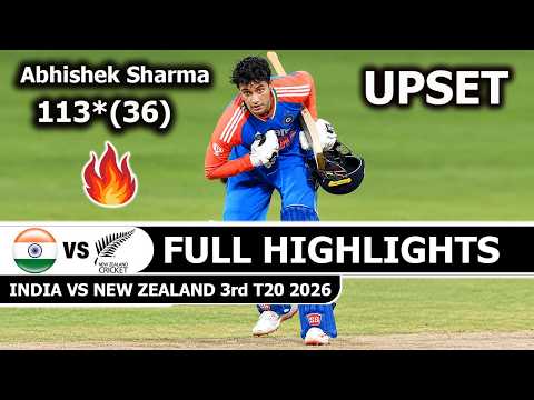 India vs New Zealand 3rd T20 Match Full Highlights 2026 | Ind vs Nz T20 Highlights