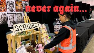 POV: artists first artist alley appearance goes terribly