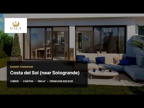 Golf Frontline Townhouses near Sotogrande - Video