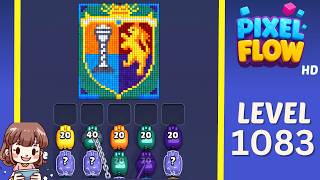 Pixel Flow Level 1083 Solution Walkthrough