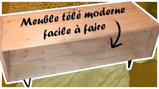 Meuble télé en bois
