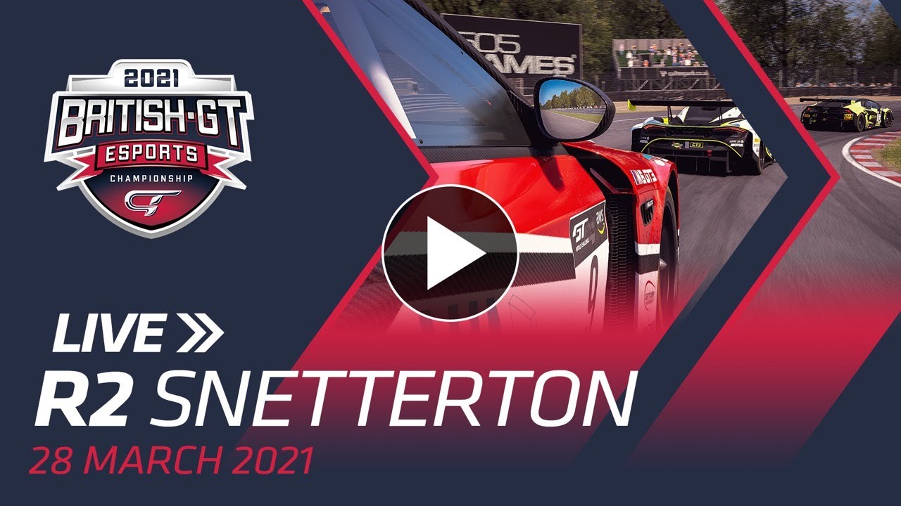 LIVE | British GT Esports, Snetterton