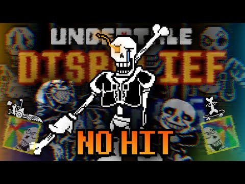 [NO HIT] Disbelief Papyrus Fight Phases 1-4 IN ONE RUN!!!