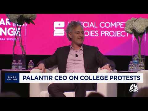 Palantir CEO Alex Karp on college protests and the future of war | CNBC 2024
