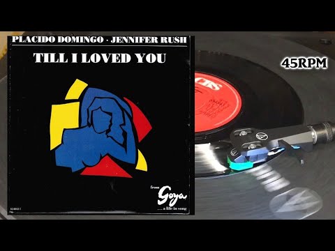 Placido Domingo • Jennifer Rush - Till I Loved You, 1989, CBS - 654843, 7Vinyl, 7", 45 RPM, Single,