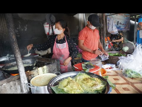 Evening Street Food @Countryside - How to Cooking Food On Street Food at Vihear Sour Market