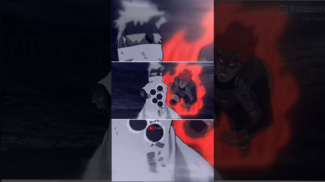 BUNTUNG TETAPI TIDAK KEJAM 😈 #minato #narutoshippuden #guy #naruto