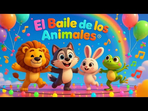 El Baile de los Animales 🦁🐶 Canción infantil de los animales bailando 