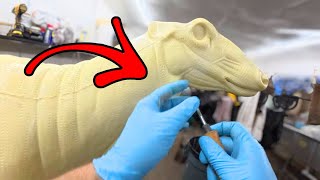 How I Prep a Deer Form for Taxidermy!
