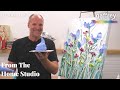 How to Paint Wildflowers | Sculptural Acrylic painting | Justin Gaffrey - gaffrey art material How to Paint Wildflowers | Sculptural Acrylic painting | Justin Gaffrey