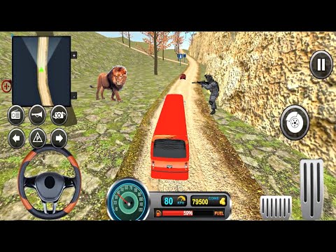 Uphill Offroad Bus Driving Simulator Games - Car Driving Simulator - Android Gameplay