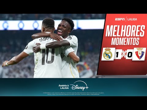 Gols e lances de Real Madrid x Osasuna